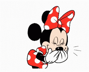 Gif animé rire Minnie